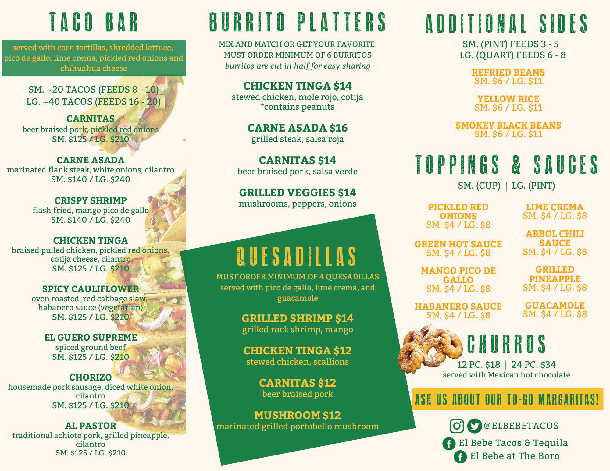 Catering brochure page 2